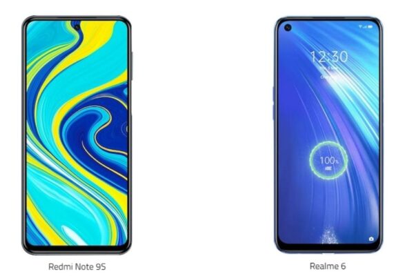 Who is better between Redmi Note 9S and Realme 6?