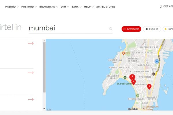 How to Find Nearby Airtel Store, Easy steps online search, How to Find Nearby Airtel Store