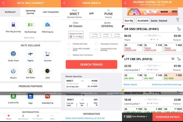 How to book train tickets from IRCTC using your smartphone