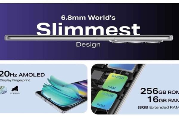 Infinix Hot 50 Pro Plus to launch as slimmest phone 6.8mm with 8GB ram 120Hz display teaser out