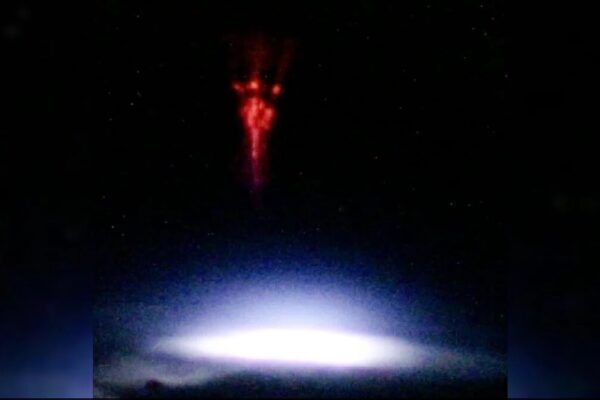 Astronaut Captures Image Of Mysterious Red Sprite High Above The Earth
