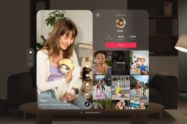 TikTok released app for Apple Vision Pro headset